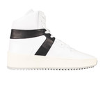 Fear Of God // Leather Basketball High-Top Sneakers // White + Black (US: 7)