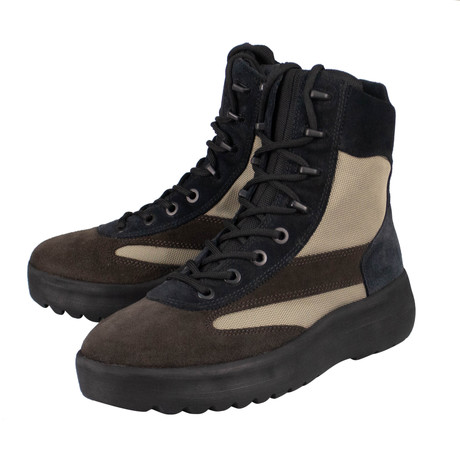 Yeezy // Season 5 Multi-Material Lace-Up Military Boots // Brown (US: 7)