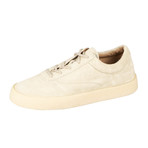 Yeezy // Season 6 Chalk Thick Shaggy Suede Crepe Sneakers // Off-White (US: 8)
