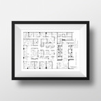 Mad Men // Sterling, Cooper, Draper & Pryce Offices // Artist Signed