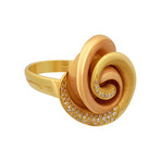 Annamaria Cammilli Hypnosis 18k Two-Tone Gold Diamond Ring // Ring Size: 7.5