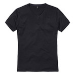 Harvey High V Neck T-Shirt // Night Blue (2XL)