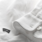 Stone Tailored Longsleeve Poloshirt // Pure White (2XL)