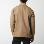 Cotton Canvas Field Jacket // Camel (XL)