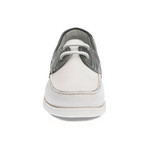 Bourgeois Boat Shoes // Black + White (Euro: 45)