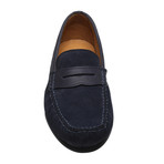 Mathéo Loafer // Navy + Blue Stitch (Euro: 42)