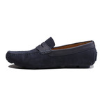 Mathéo Loafer // Navy + Blue Stitch (Euro: 42)