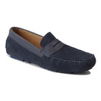 Mathéo Loafer // Navy + Blue Stitch (Euro: 42)