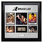 Signed + Framed Currency Collage // Bruce Lee