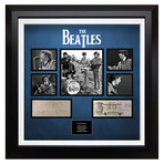 Signed + Framed Currency Collage // The Beatles