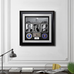 Signed + Framed Collage Currency Collage // Bill and Hillary Clinton
