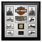 Signed + Framed Currency Collage // Harley Davidson