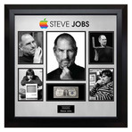 Signed + Framed Currency Collage // Steve Jobs