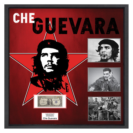 Signed + Framed Currency Collage // Che Guevara