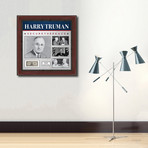 Signed + Framed Currency Collage // Harry Truman