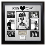 Signed Currency // John Lennon + Yoko Ono