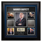 Signed + Framed Currency Collage // Warren Buffet