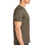 Drake Short Sleeve V-Neck T-Shirt // Green (L)
