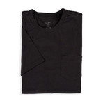 Drake Short Sleeve Crew NeckPocket T-Shirt // Black (2XL)