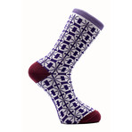 Santa Holiday Socks // Set of 3 Pairs (Size 8-12)