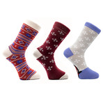 Kunal Holiday Socks // Set of 3 Pairs (Size 8-12)