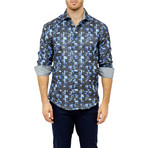 Mason Long-Sleeve Button-Up Shirt // Navy (M)