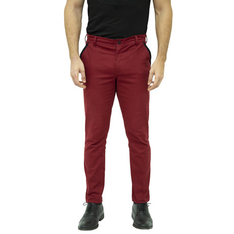 Liam Dress Pants // Burgundy (30WX30L)