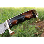 Damascus Bowie Knife // BK00187