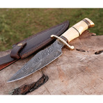 Damascus Hunting Knife // BK0200