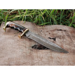 Damascus Bowie Knife // BK00187