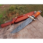 Damascus Bowie Knife // BK0214