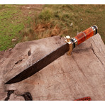 Damascus Bowie Knife // BK0214