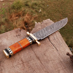 Damascus Bowie Knife // BK0214