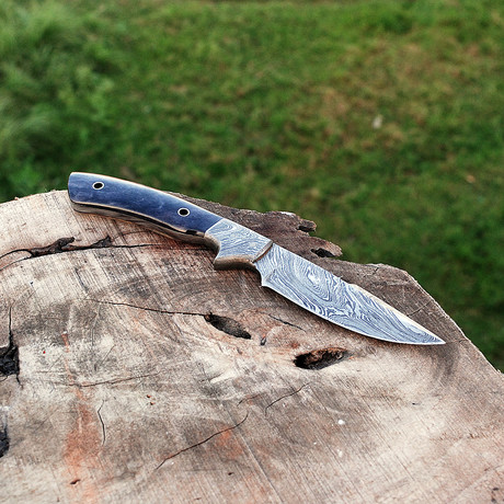 Damascus Skinner Knife // HK0247