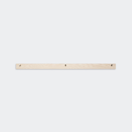 Throw Quilt Hanger // Hickory (Silver Hardware)