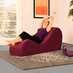 Yoga Chaise // Merlot