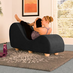 Yoga Chaise // Maple Feet // Black