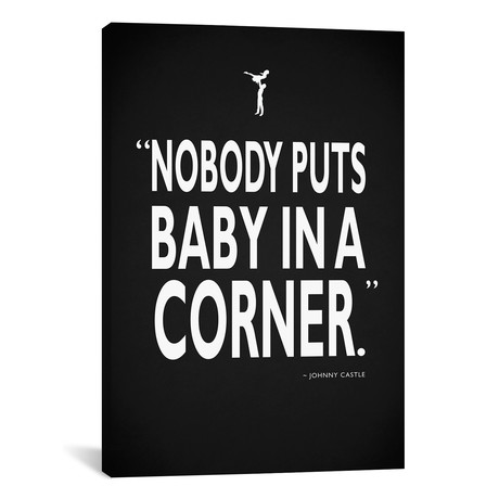 Dirty Dancing - Baby In A Corner // Mark Rogan (26"W x 18"H x 0.75"D)