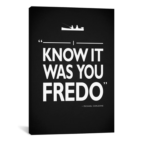 Godfather - It Was You Fredo // Mark Rogan (26"W x 18"H x 0.75"D)