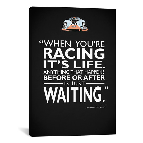 Le Mans Is Just Waiting // Mark Rogan (26"W x 18"H x 0.75"D)