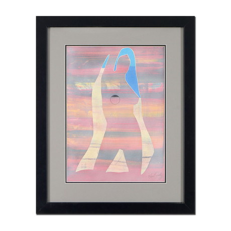 Untitled Mixed Media Linocut 22