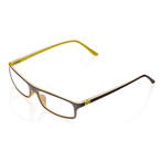 Dotto Frame // Brown + Yellow