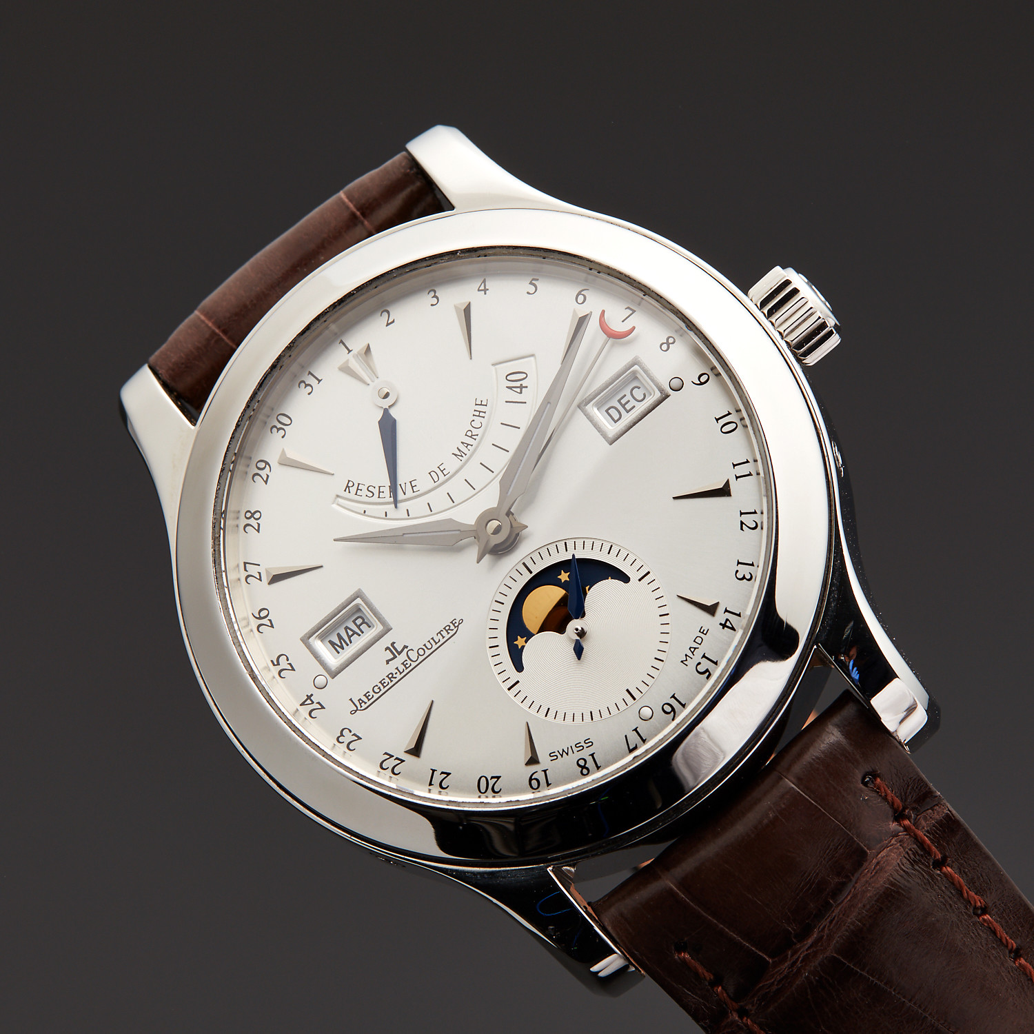 Jaeger-LeCoultre Master Calendar Automatic // Q151842F // Pre-Owned ...