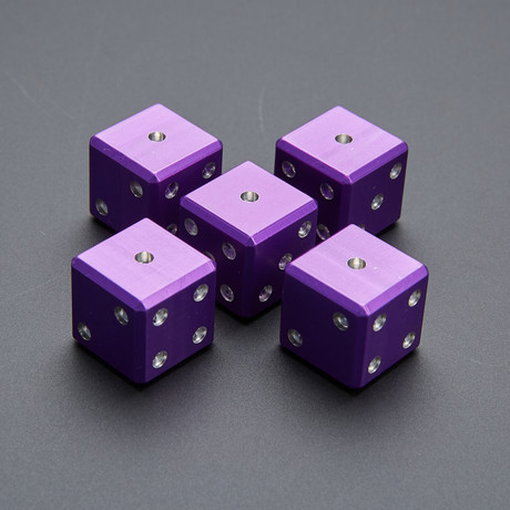 D6 Series // Set of 5 + Bag // Purple