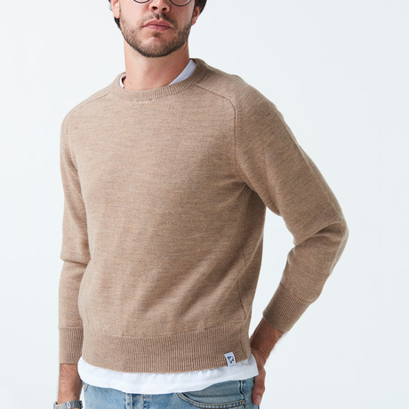 The Colin Crewneck // Dusty Brown (XS)