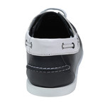 Martino Boat Shoes // Black + White (Euro: 43)
