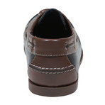 Martino Boat Shoes // Black + Brown (Euro: 42)
