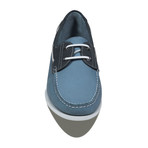 Martino Boat Shoes // Light Blue + Navy (Euro: 46)