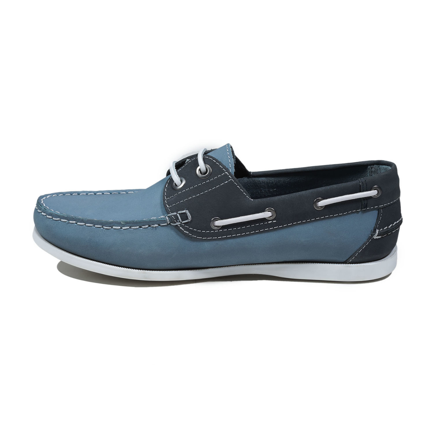 Martino Boat Shoes // Light Blue + Navy (Euro: 39) - Marco Bonelli ...