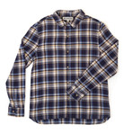 Canyon Button Up // Navy Plaid (S)